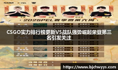CSGO实力排行榜更新V5战队强势崛起荣登第三名引发关注